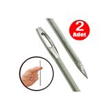 ALETÇANTAM Metal Çuvaldız 15cm Yorgan İğnesi No7 Kalın Dikiş İğne Mil Tığ -2 Adet