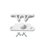 ALETÇANTAM Pvc Kapı Pencere Sineklik Beyaz Plastik Çıt Çıt Kilit Menteşe Büyük Boy 5cm -10 Adet 01506101101101