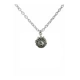 Alev Desenli Ying Yang Sembolü Unisex Kolye – 60 Cm Zincirli Metal Denge Ve Enerji Temalı Takı