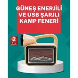Alev Efektli Güneş Enerjili Lamba – Su Geçirmez