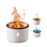 Alev Efektli Ultrasonik Aroma Difüzörü 1 Adet Gece Lambası