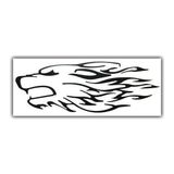 Alev Kurt Desenli Sticker Araba Yapıştırma