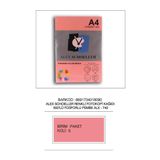 Alex ALX-742 500 Adet Fosforlu Pembe Renkli Fotokopi Kağıdı