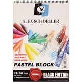 Alex ALX-894 35x50 Siyah Art Pastel Fon Blok