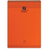 Alex AlX915 Schoeller A4 Soft Mavi Kareli 40 Sayfa Plastik Kapak Defter