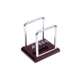 Alex Dollery Küçük Boy 8.8 * 7.5 * 1.2cm Dekoratif Metal Newton Denge Topları Balance Ball Stres Giderme Topu