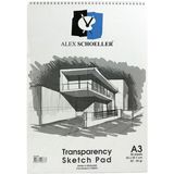 Alex Schoeller A3 Eskiz Blok Defter 30 Yaprak Spiralli ALX-863 ağıt
