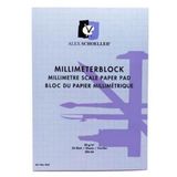 Alex Schoeller A4 20 Yaprak 80 gr Mavi Millimeter Blok