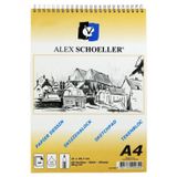 Alex Schoeller A4 90 gr Kraft Dik Spiralli Eskiz Defteri