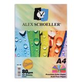 Alex Schoeller A4 Fotokopi Kağıdı 5 Renk 50 Li Alx-621