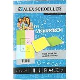 Alex Schoeller A4 Renkli Bloknot 80 gr Kareli 60'lı