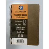 Alex Schoeller A5 140 gr 50 Yaprak Sert Kapak Sketchbook