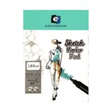 Alex Schoeller A5 160 gr 40 Yaprak Sketch Marker Pad