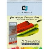 Alex Schoeller Alex A3 200 Gram 20 Yaprak Çok Amaçlı Spiralli Resim Defteri (ALEX-902) - Çok Renkli