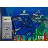 Alex Schoeller Alex Art Suluboya Defteri A4 300 Gram 12 Yaprak ( ALX-3930) - Çok Renkli - Resim Defteri