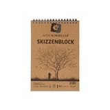 Alex Schoeller Alex Kraft Spiralli Yan Blok A5 60 Yaprak 90 Gram (ALEX-7532) - Resim Defteri