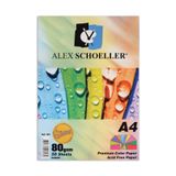 Alex Schoeller ALX-621 A4 Karışık Renk 50'li Fotokopi Kağıdı