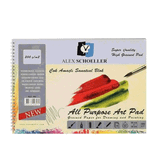 Alex Schoeller ALX-893 25x35 cm 200 gr 15'li Çok Amaçlı Resim Defteri