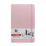 Alex Schoeller ALX-9543 13x21 cm 80 Yaprak 140 gr Dik Pembe Sketch Book