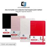 Alex Schoeller Art Collection Sert Kapak 140 gr 80 Yaprak 13x21 cm Çizim Defteri