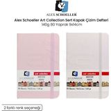 Alex Schoeller Art Collection Sert Kapak 140 gr 80 Yaprak 9x14 cm Çizim Defteri