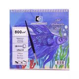 Alex Schoeller Art Watercolour Pad 15X15 Cm Spiralli Suluboya Defteri 300 Gr 12 Yp