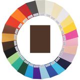 Alex Schoeller Artist Fon Kartonu Dokulu 220 gr 50 x 70 cm 50'li Paket 713 Koyu Kahve