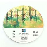 Alex Schoeller Daire 20x20 cm 300 g 10 Yaprak Blok Sulu Boya