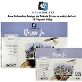Alex Schoeller Design Ja 15 Yaprak 180 gr Teknik Çizim ve Eskiz Defteri