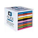 Alex Schoeller Dokulu Fon Kartonu 220 gr 50 x 70 cm 50'li 5 Renk - 00