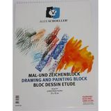 Alex Schoeller ( Dokulu) Resim Defteri 25X35 Spiralli 165 Gr 15 Yaprak Alx-107