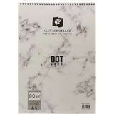 Alex Schoeller Dot Grid Spiralli Noktalı 90 gr 60 Yaprak Çizim Defteri