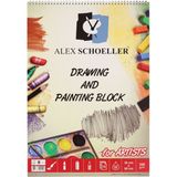 Alex Schoeller Drawing & Painting Block Dokulu Resim ve Eskiz Çizim Defteri 220 gr 35 x 50 cm 15 Sayfa