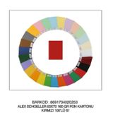 Alex Schoeller Fon Kartonu Kırmızı No:61 50x70 cm 160 gr 10'lu