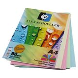 Alex Schoeller Fotokopi Kağıdı Renkli A4 80 Gr.karışık Renk 50'li (ALX-621)