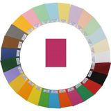 Alex Schoeller Kolej Fon Kartonu 160 gr. 50x70 cm. 100'lü Paket Fuşya