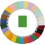 Alex Schoeller Kolej Fon Kartonu 160 gr. 50x70 cm. 100'lü Paket Yeşil