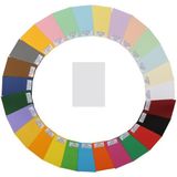 Alex Schoeller Kolej Fon Kartonu 160 Gr. 70X100 Cm. 100'LÜ Paket Beyaz - Siyah