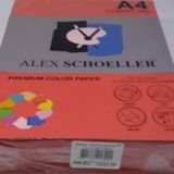 Alex Schoeller Renkli Fotokopi Kağıdı Koyu Kırmızı 500 Lü Paket (ALX-650)