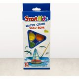 Alex Schoeller Smart Kids 12'li Sulu Boya Seti Canlı Renklerle Çocuklar İçin Eğlenceli Sanat