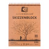 Alex Schoeller Spiralli 90 gr 60 Yaprak Kraft Çizim Defteri