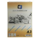 Alex Schoeller Spiralli A3 90 gr 60 Yaprak Eskiz Bloknot