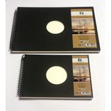 Alex Schoeller Watercolor A4 300 GR 20 Yaprak Sketchbook Sert Kapak Spiralli Suluboya Defteri