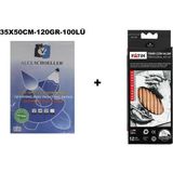 Alex Scholler Resim Kağıdı 120 gr 35 x 50 cm 100'lü + Fatih Teknik Çizim Kalemi Seti