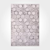 Alexa Gri Geometrik Modern Geometrik Etnik Desenli Boho Makinada Yıkanabilir Hafif Hav Toz Vermez Leke Tutmaz Kaymaz Taban Dijital Makine Baskı Halı Oturma Odası Salon Yolluk Koridor Mutfak Halısı