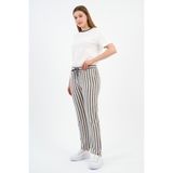 Alexander Gardi Alexandergardı Çizgili Beli Bağcıklı Eşofman (E24-00253-WN) - 3XL - Mavi