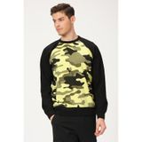 Alexander Gardi Alexandergardı Kamuflaj Desenli Sweatshirt Un-14591 001 sari
