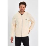 Alexander Gardi Astarsız Kolej Ceket Mont (E23-0019) - Ekru - 3XL