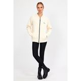 Alexander Gardi Astarsız Oversize Kolej Ceket Mont (E23-0019) - Ekru - 2XL