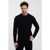 Alexander Gardi Balıkçı Yaka Erkek KAZAK(E23-6714) - 2XL - Siyah